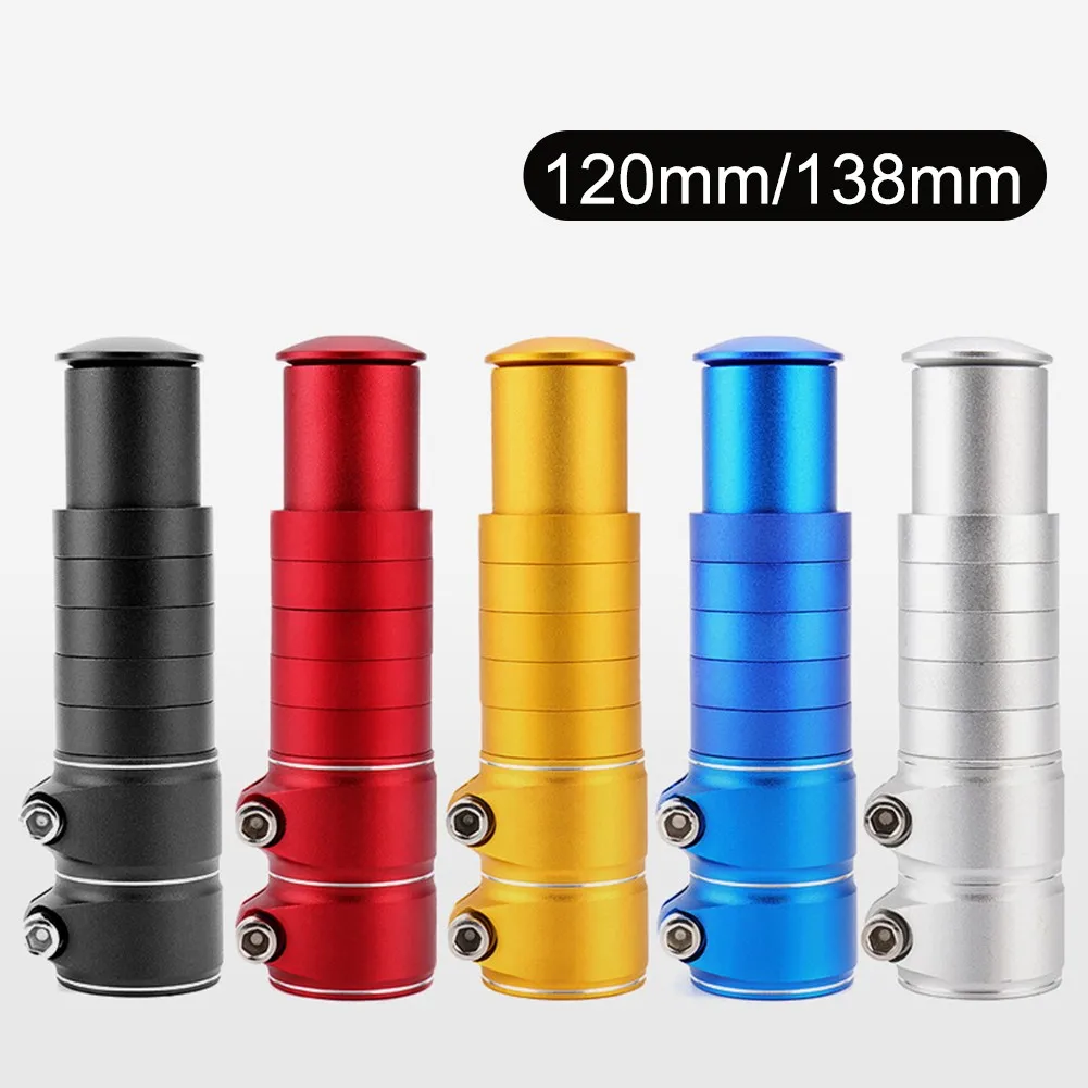 120mm 138mm Bicycle Handlebar Fork Stem Riser Rise Up Extender Extension Head Up Adaptor Durable MTB Mountain Cycling Parts
120mm 138mm Bicycle Handlebar Fork Stem Riser Rise Up Extender Extension Head Up Adaptor Durable MTB Mountain Cycling Parts