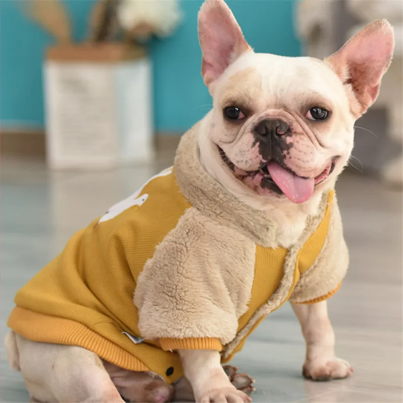 2021 French Bulldog Clothes Pug Dog Clothing Thicken Warm Pet Outfit Pomeranian Schnauzer Corgi Dog Costume Coat Jacket Garment
2021 French Bulldog Clothes Pug Dog Clothing Thicken Warm Pet Outfit Pomeranian Schnauzer Corgi Dog Costume Coat Jacket Garment