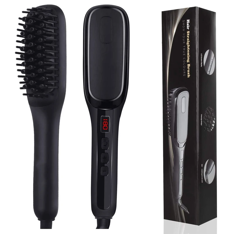 Фен для волос, щетка для выпрямления и массажа кожи головы, для стимулирования роста волос, многофункциональная щетка для волос SU416
Фен для волос, щетка для выпрямления и массажа кожи головы, для стимулирования роста волос, многофункциональная щетка для волос SU416