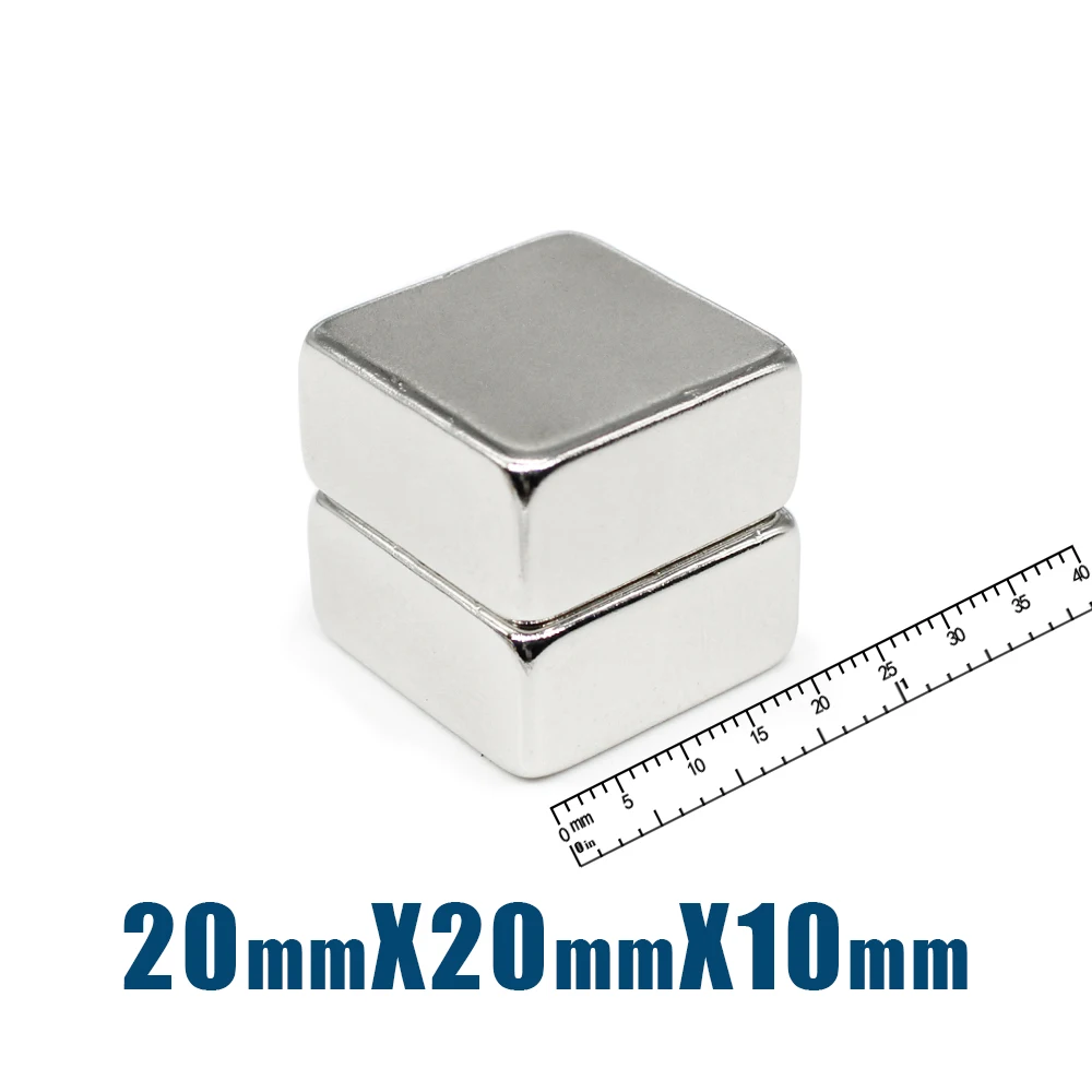 1/2/5/10/15PCS 20x20x10 mm Powerful Strong Magnetic Magnets Sheet N35 Square Stong Magnets 20x20x10mm Neodymium Magnet 20*20*10
1/2/5/10/15PCS 20x20x10 mm Powerful Strong Magnetic Magnets Sheet N35 Square Stong Magnets 20x20x10mm Neodymium Magnet 20*20*10