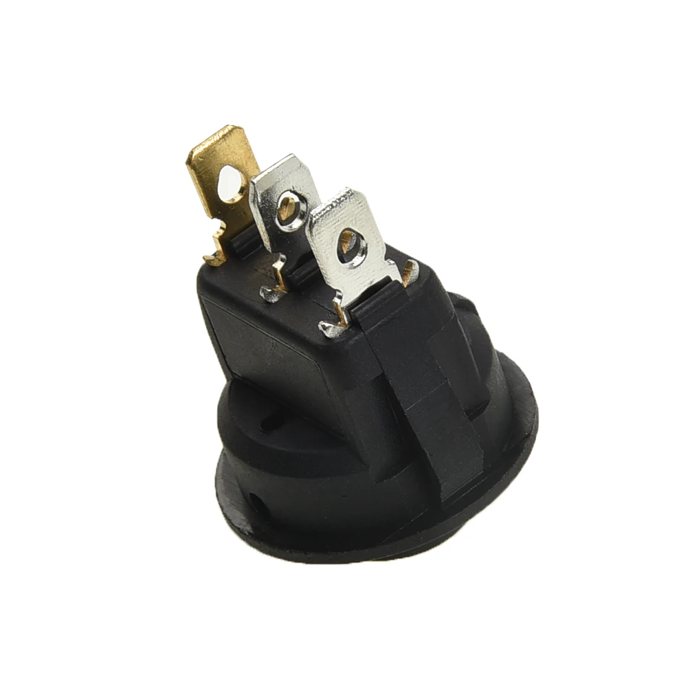 Rocker Switches Plastic Black Round Rocker for car flashing lights chassis lights dome lights SPST 2 Poles Design
Rocker Switches Plastic Black Round Rocker for car flashing lights chassis lights dome lights SPST 2 Poles Design