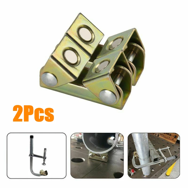 2pcs V Type Magnetic Welding Clamps Adjustable Fixture Tool Stainless Steel Weld Holders Tack Welding Fixing Piece For Welding
2pcs V Type Magnetic Welding Clamps Adjustable Fixture Tool Stainless Steel Weld Holders Tack Welding Fixing Piece For Welding