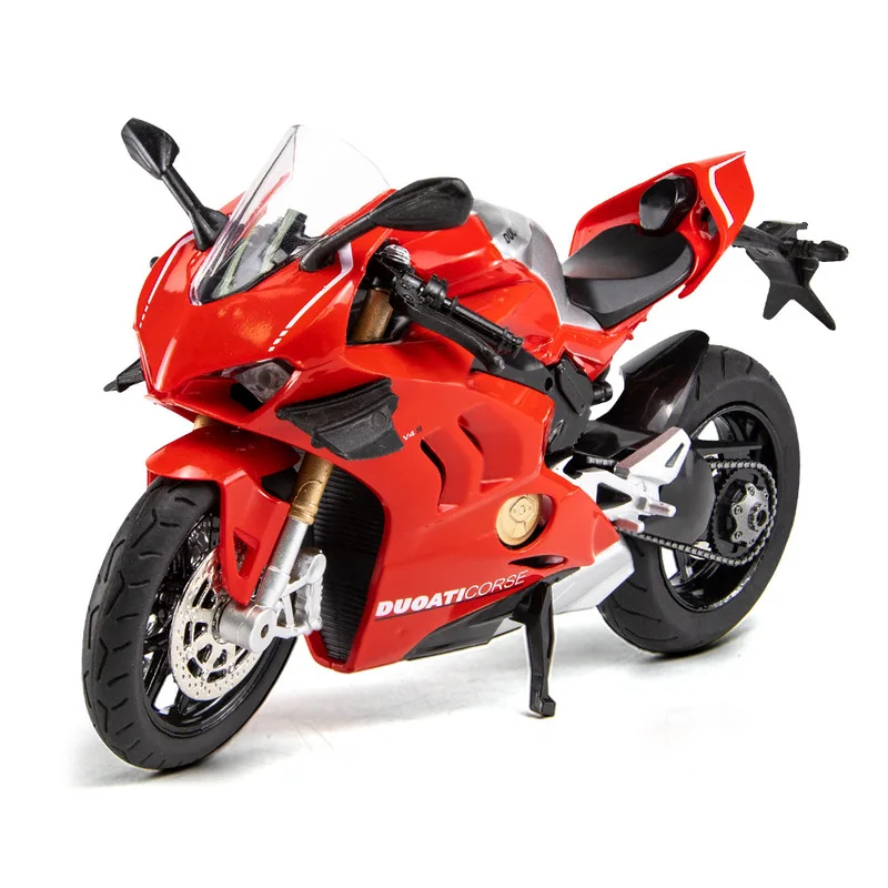 Реплика игрушечной модели Ducati V4S в масштабе 1:12 со звуком и светильник подарок на