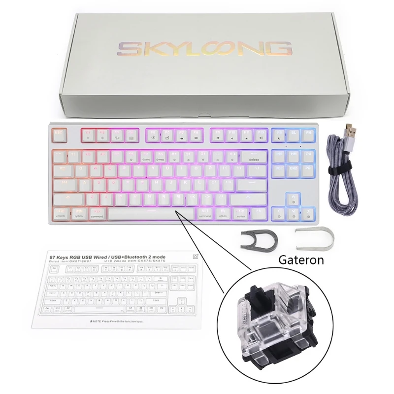 Механическая игровая клавиатура с оптическим переключателем Gateron, RGB подсветка, программируемая пользовательская клавиатура Gateron Switch, 87 кла...
Механическая игровая клавиатура с оптическим переключателем Gateron, RGB подсветка, программируемая пользовательская клавиатура Gateron Switch, 87 кла...