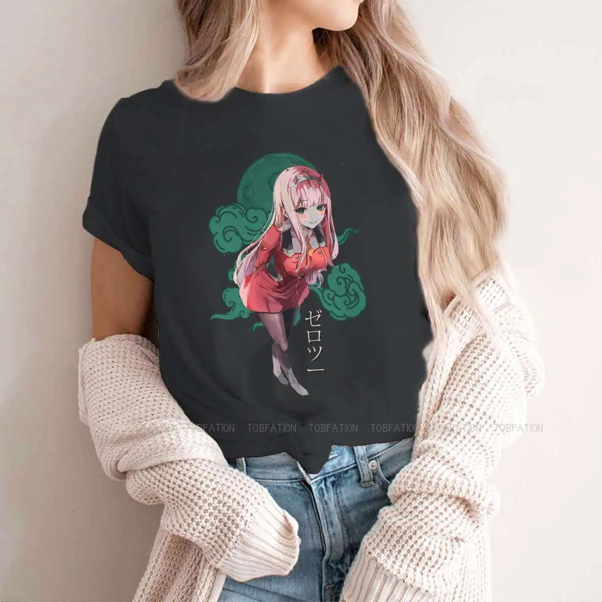 Blushing Women Clothing Darling In The Franxx Zero Two Japan Cartoon Anime Comic Female Tshirts Tops Tee Girls Streetwear
Blushing Women Clothing Darling In The Franxx Zero Two Japan Cartoon Anime Comic Female Tshirts Tops Tee Girls Streetwear