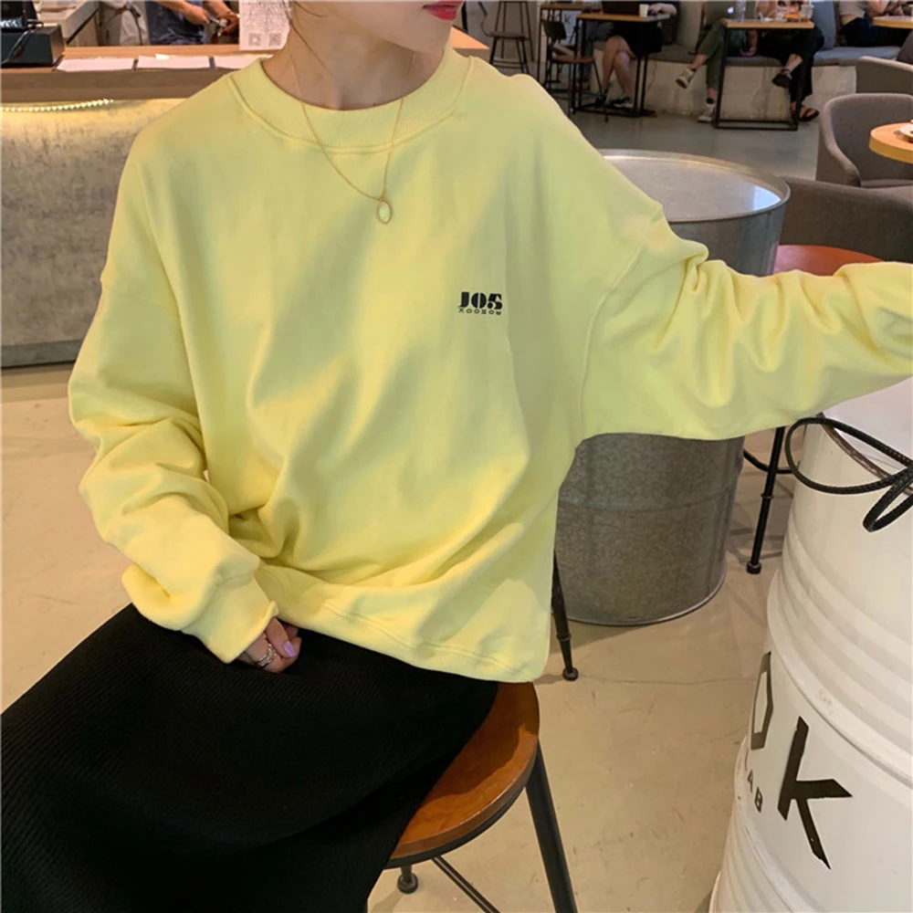 New Casual Loose Women Fashion Spring Autumn Sweatershirt Lady Chic Pullover Korean Outwear Tops Jumper
New Casual Loose Women Fashion Spring Autumn Sweatershirt Lady Chic Pullover Korean Outwear Tops Jumper