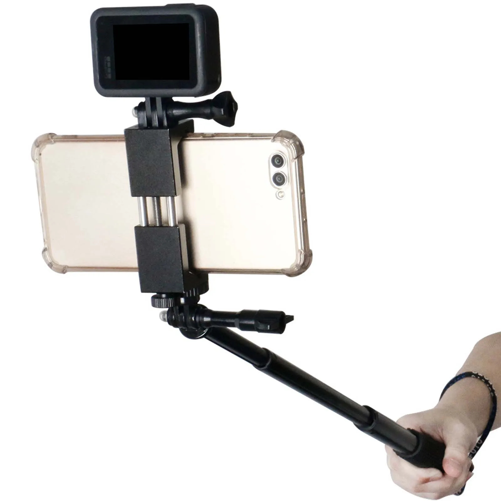 Smartphone Holder Clamp For Action Camera Phone Tripod Mount Adapter Selfie Stick Supplies
Smartphone Holder Clamp For Action Camera Phone Tripod Mount Adapter Selfie Stick Supplies