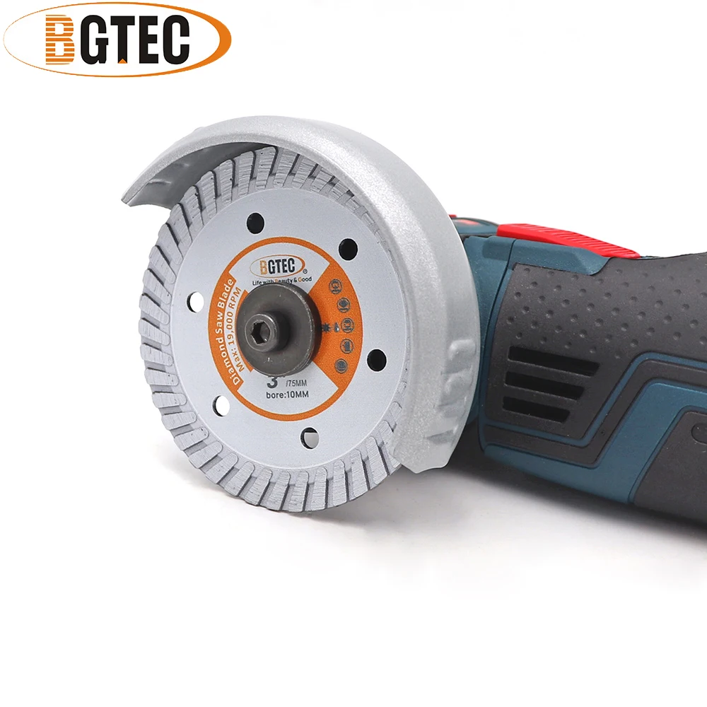 BGTEC 1 шт. 3 "/диаметр 75 мм Алмазный турбопильный диск для мини-шлифовального