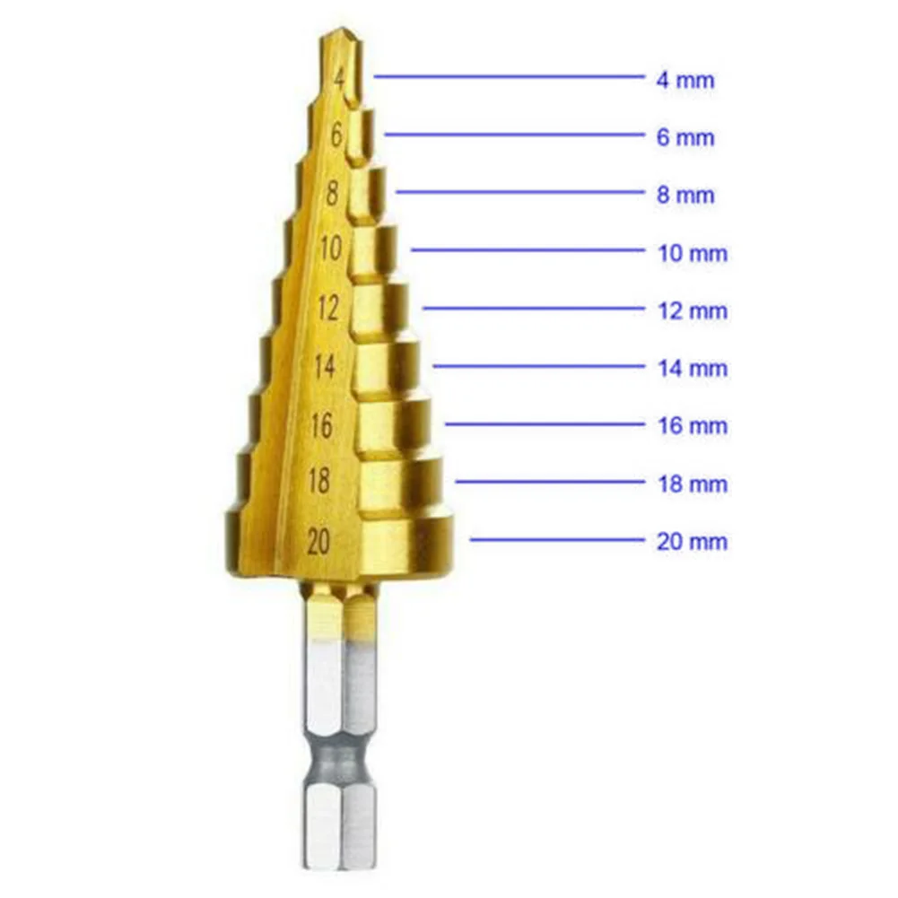 3pcs Set High Speed Steel Large Hole Step Power Drill Bit Cutter Tools Anti-slip Knurled Handle Center Punch
3pcs Set High Speed Steel Large Hole Step Power Drill Bit Cutter Tools Anti-slip Knurled Handle Center Punch