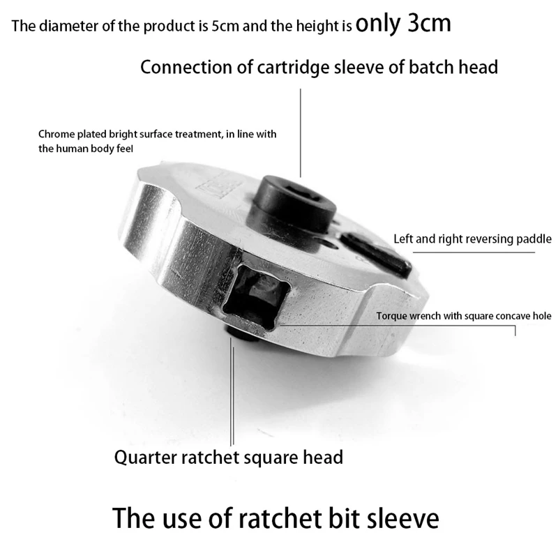 Hot Multifunction Ratchet Wrench 2 in 1 Mini Ratchet Wrench 1/4Inch Drive Ratchet Handle
Hot Multifunction Ratchet Wrench 2 in 1 Mini Ratchet Wrench 1/4Inch Drive Ratchet Handle