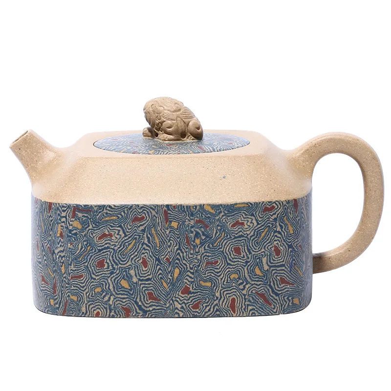Yixing Raw Ore Dark-red Enameled Pottery Teapot Square Lucky Beast Section Mud Clay Dark-red Enameled Pottery Teapot Famous
Yixing Raw Ore Dark-red Enameled Pottery Teapot Square Lucky Beast Section Mud Clay Dark-red Enameled Pottery Teapot Famous