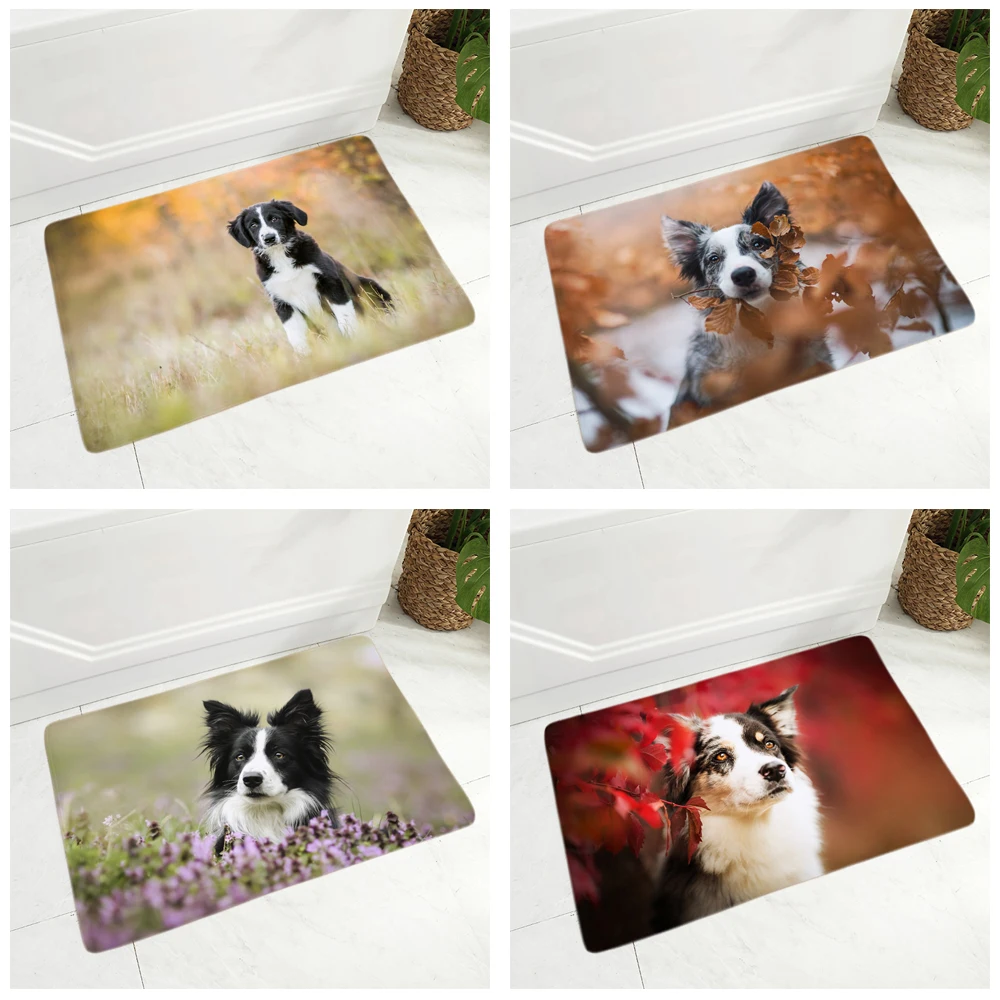 Scotland Border Collie Dog Doormat Decor Pet Animal Floor Door Mat Non-Slip Soft Flannel Carpet for Hallway kitchen Room 40x60cm
Scotland Border Collie Dog Doormat Decor Pet Animal Floor Door Mat Non-Slip Soft Flannel Carpet for Hallway kitchen Room 40x60cm