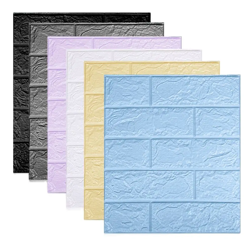 Decorative 3D Wall Stickers Self adhesive Wallpaper Foam Panels Home Decor Living Room Bedroom House Decoration Bathroom Sticker
Decorative 3D Wall Stickers Self adhesive Wallpaper Foam Panels Home Decor Living Room Bedroom House Decoration Bathroom Sticker