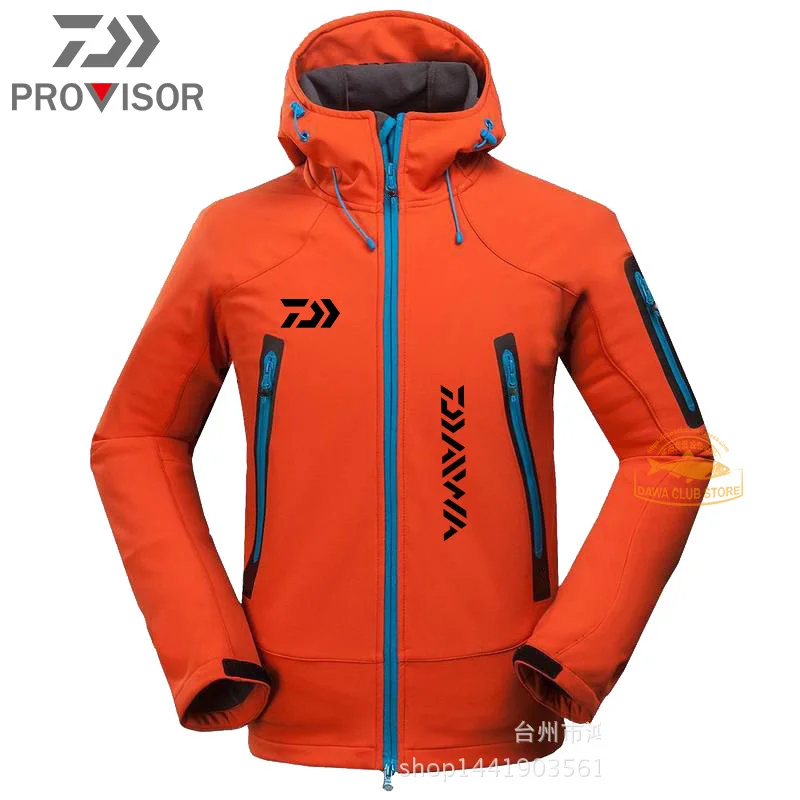 DAIWA Fishing Clothes Men's Outdoor Soft Shell Jacket Autumn and Winter Fishing Fleece Warm and Windproof Waterproof Jacket
DAIWA Fishing Clothes Men's Outdoor Soft Shell Jacket Autumn and Winter Fishing Fleece Warm and Windproof Waterproof Jacket