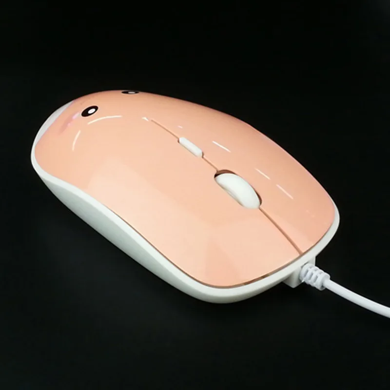 New Cute Cartoon Wired Mouse Computer Gaming Mouse 1600DPI Optical Mouse High Quality Pink White Mouse for Laptop PC 
New Cute Cartoon Wired Mouse Computer Gaming Mouse 1600DPI Optical Mouse High Quality Pink White Mouse for Laptop PC