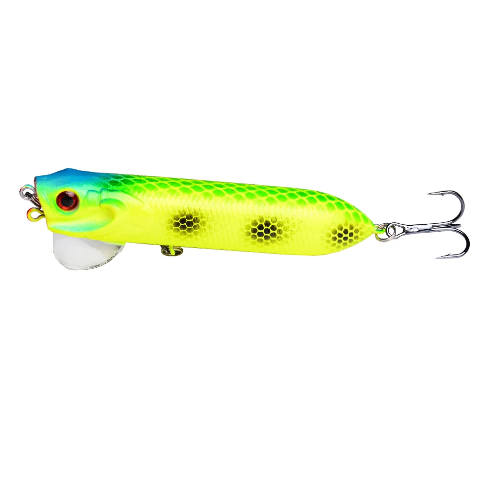 Popper YUZI 1pc Fishing Lures Mixed color Size Hard Bass Baits 3D Eyes Artificial Crankbait Treble Hook Trout Tackle Lure
Popper YUZI 1pc Fishing Lures Mixed color Size Hard Bass Baits 3D Eyes Artificial Crankbait Treble Hook Trout Tackle Lure