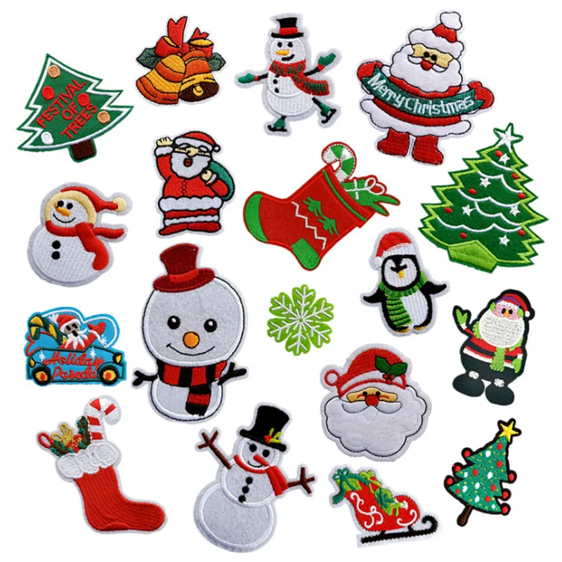 Christmas Cute Cartoon Patches Embroidery Patch for Clothing Sewing Iron on Patch baby clothes DIY Badge Accessories 080738
Christmas Cute Cartoon Patches Embroidery Patch for Clothing Sewing Iron on Patch baby clothes DIY Badge Accessories 080738