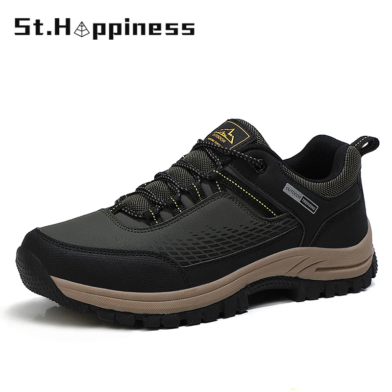 New 2021 Men Sneakers Waterproof Leather Men's shoes Fashion Outdoors Men's Hiking Shoes Combat Desert Men Casual Shoes Big Size
New 2021 Men Sneakers Waterproof Leather Men's shoes Fashion Outdoors Men's Hiking Shoes Combat Desert Men Casual Shoes Big Size