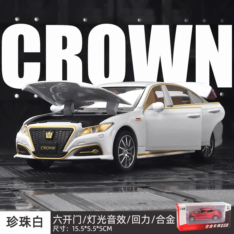 Simulation Alloy Pull Back Toyota Crown Model Car Sound and Light Pull Back Children's Diecast Toy Car Gift Christmas Gifts
Simulation Alloy Pull Back Toyota Crown Model Car Sound and Light Pull Back Children's Diecast Toy Car Gift Christmas Gifts
