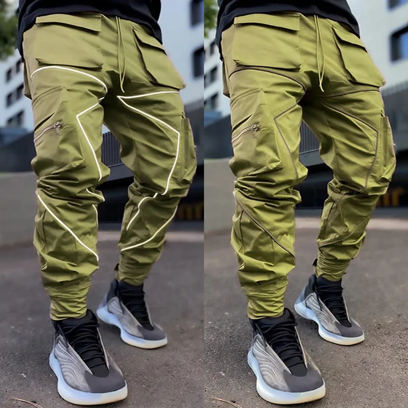 reflective stripe Autumn casual pants Korean tide multi bag overalls loose Men's clothes Hiphop Harajuku High street streetwear
reflective stripe Autumn casual pants Korean tide multi bag overalls loose Men's clothes Hiphop Harajuku High street streetwear