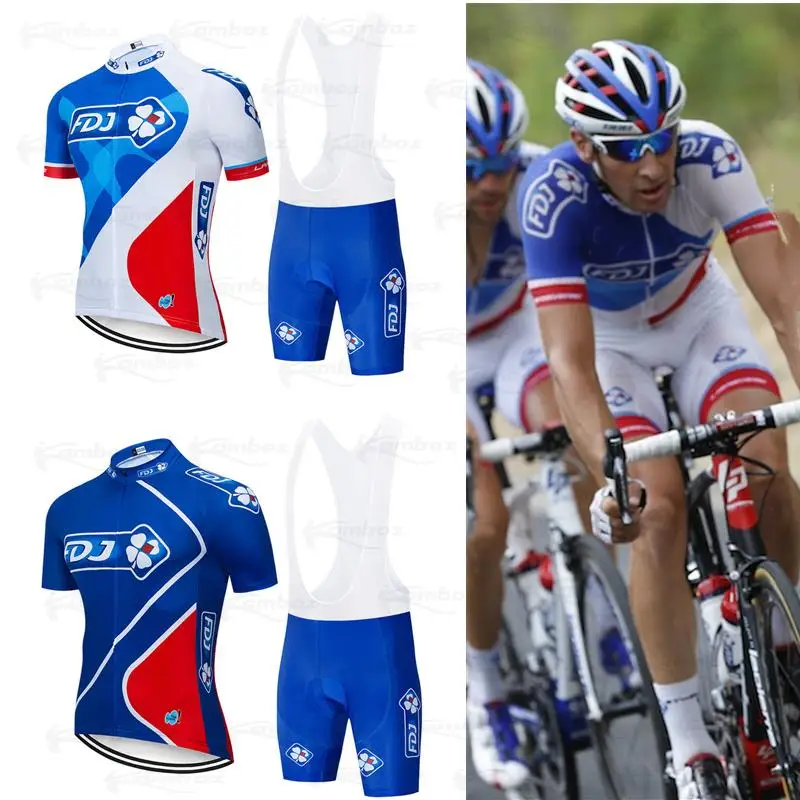 New FDJ Team Cycling Jerseys Suit Bicycle Wear Maillot Summer Quick Dry Ropa Ciclismo MTB Short Sleeve Bike Pants Clothing 
New FDJ Team Cycling Jerseys Suit Bicycle Wear Maillot Summer Quick Dry Ropa Ciclismo MTB Short Sleeve Bike Pants Clothing