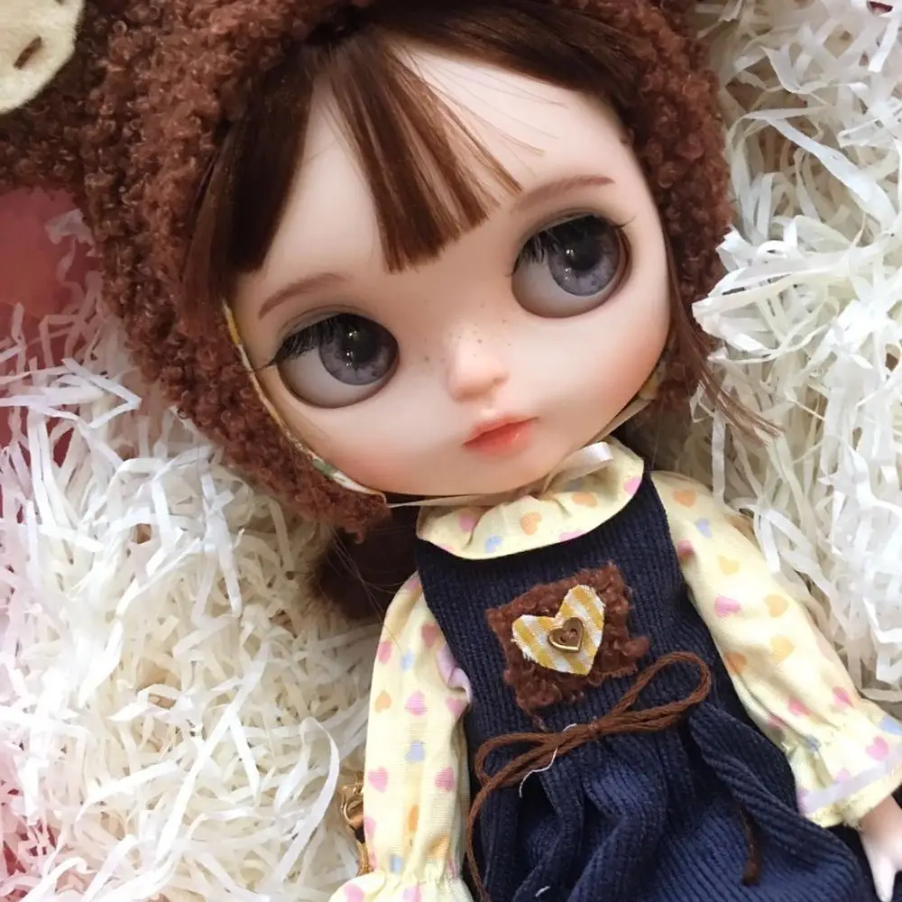 

Кукла neo Blyth NBL 1/6 BJD на заказ, кукла с большими глазами, шарнирная кукла с париком, кукла с матовым лицом 7.30.11