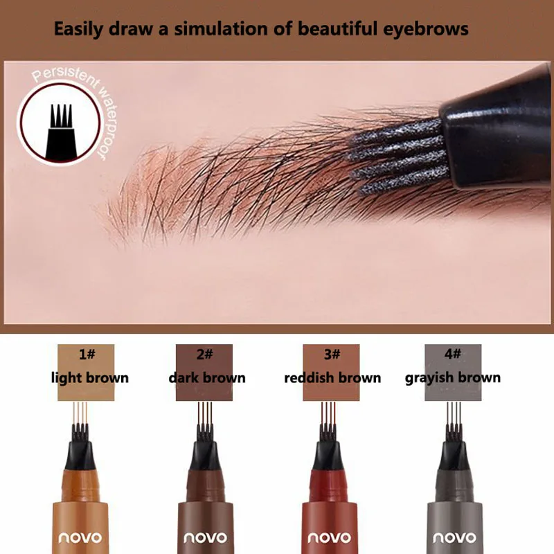 Make-up four-pronged long-lasting water eyebrow pencil & four-pronged liquid eyebrow pencil & waterproof, sweat-proof and non-fa
Make-up four-pronged long-lasting water eyebrow pencil & four-pronged liquid eyebrow pencil & waterproof, sweat-proof and non-fa