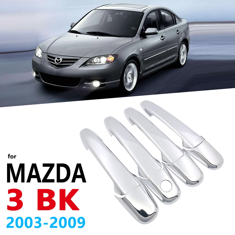 Хромированные ручки крышки для Mazda 3 Mazda3 BK седан люк 2003 ~ 2009 автомобильные