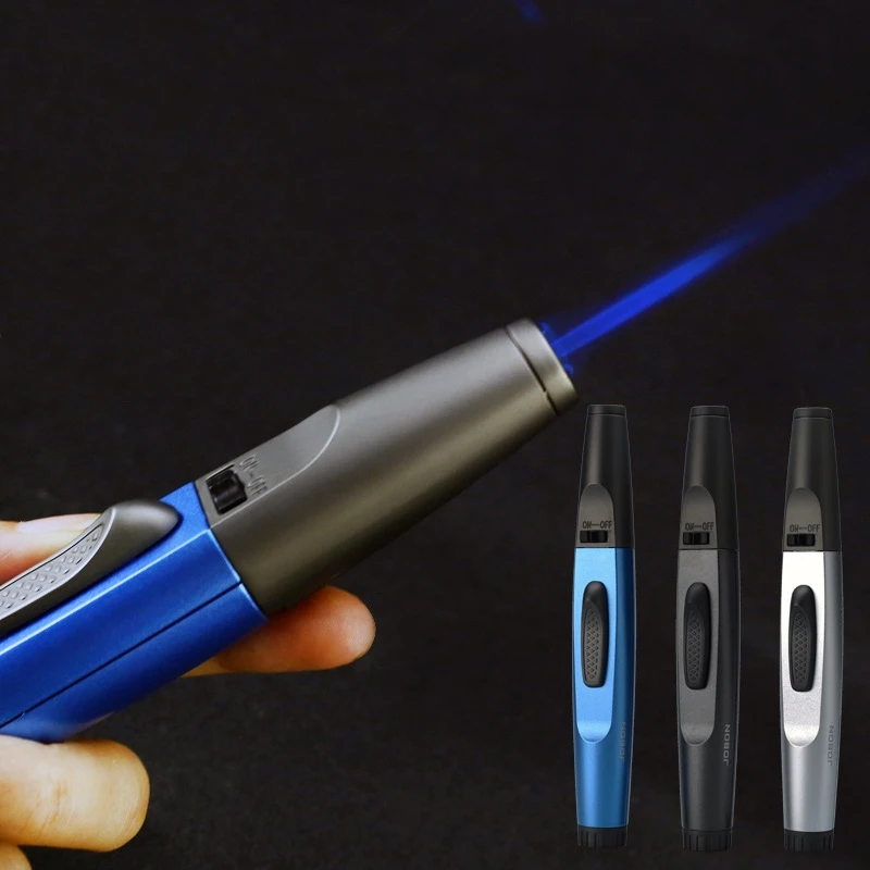 Jobon New Kitchen Welding Torch Turbo Lighter Jet Outdoor BBQ Cigar Pen Spray Gun Jet Lighter Windproof 1300 C Butane Soldering
Jobon New Kitchen Welding Torch Turbo Lighter Jet Outdoor BBQ Cigar Pen Spray Gun Jet Lighter Windproof 1300 C Butane Soldering