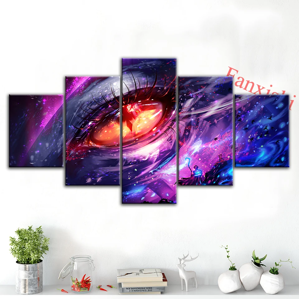 Modern Canvas 5 Pieces Abstract Color Dragon Eye Posters And Prints Wall Art Modular Pictures For Living Room Home Decor Frame
Modern Canvas 5 Pieces Abstract Color Dragon Eye Posters And Prints Wall Art Modular Pictures For Living Room Home Decor Frame