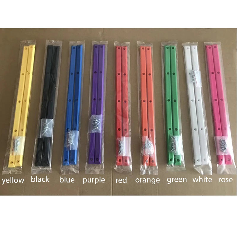 1 Pair Longboard Bumper strip Skateboard Rails Edge ribbing Protect With 10 Mounting Screws 
1 Pair Longboard Bumper strip Skateboard Rails Edge ribbing Protect With 10 Mounting Screws