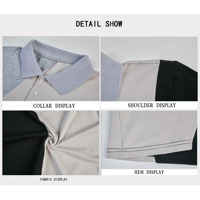 TFETTERS Autumn Pantchwork T Shirts Men Turn-Down Collar Long Sleeved T-Shirt Cotton Korean Style Slim Fit T-Shirt Men
TFETTERS Autumn Pantchwork T Shirts Men Turn-Down Collar Long Sleeved T-Shirt Cotton Korean Style Slim Fit T-Shirt Men