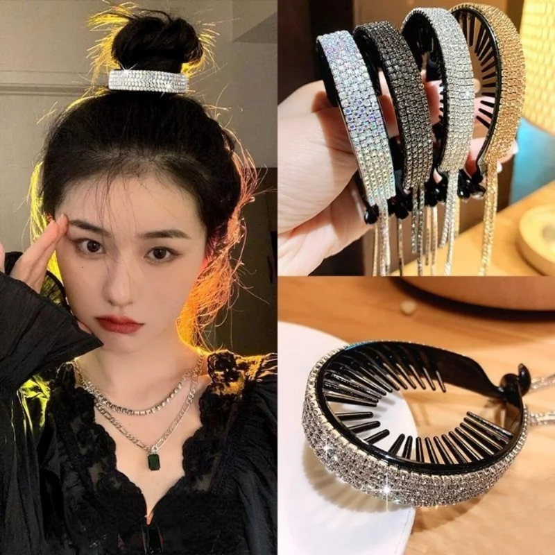 Diamond Ball Head Coiling Hair Artifact Temperament Tassel Headdress Ponytail Clipped Hair Ring Ball Head Grip Holder Hair Clip
Diamond Ball Head Coiling Hair Artifact Temperament Tassel Headdress Ponytail Clipped Hair Ring Ball Head Grip Holder Hair Clip
