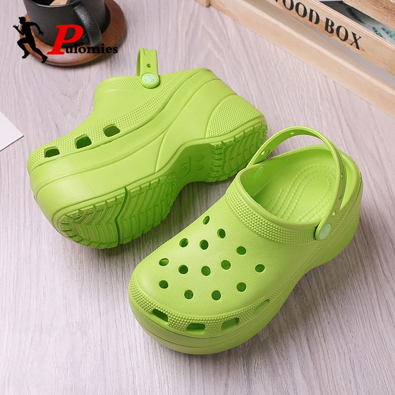 Summer Women Clogs Quick Dry Wedges Garden Shoes Beach Sandals Antiskid Home Slippers Thick Sole Increased Flip Flops for Women
Summer Women Clogs Quick Dry Wedges Garden Shoes Beach Sandals Antiskid Home Slippers Thick Sole Increased Flip Flops for Women