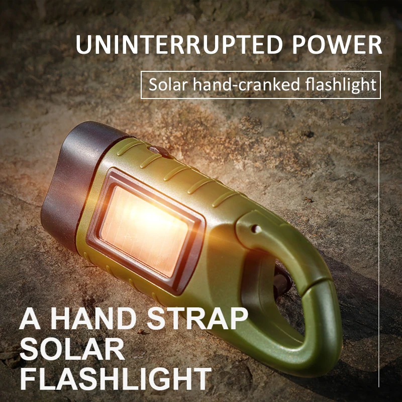 Portable LED Flashlight Hand-cranked Power Generation Mini Flashlight Outdoor Torch Lights Solar Lamp for Self-defense
Portable LED Flashlight Hand-cranked Power Generation Mini Flashlight Outdoor Torch Lights Solar Lamp for Self-defense