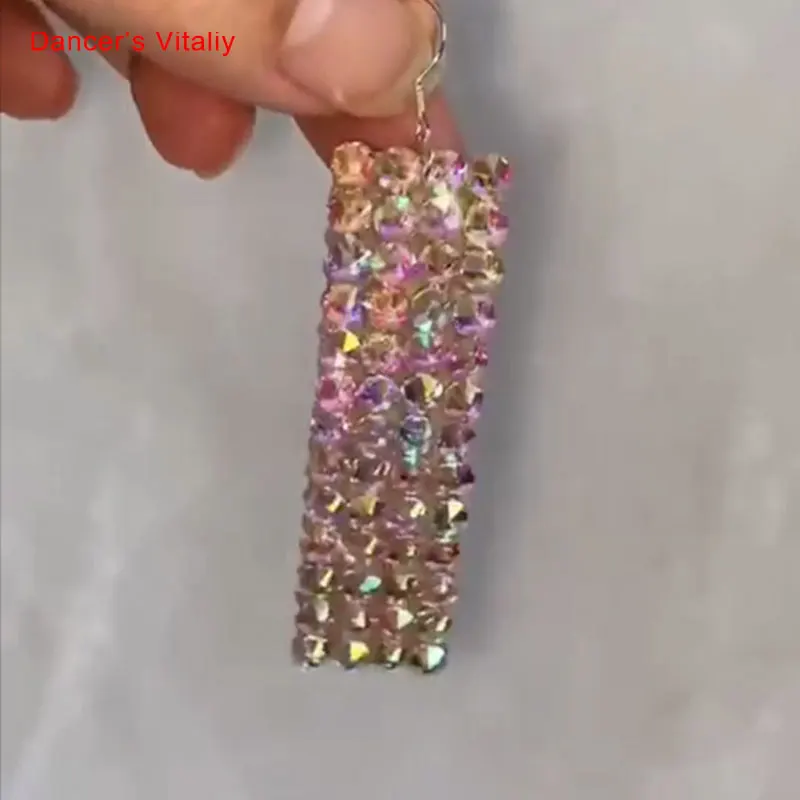 Belly Dance Earrings Diamond-Studded Eardrop Performance Accessories Female High-End Profession Competition Dangler
Belly Dance Earrings Diamond-Studded Eardrop Performance Accessories Female High-End Profession Competition Dangler