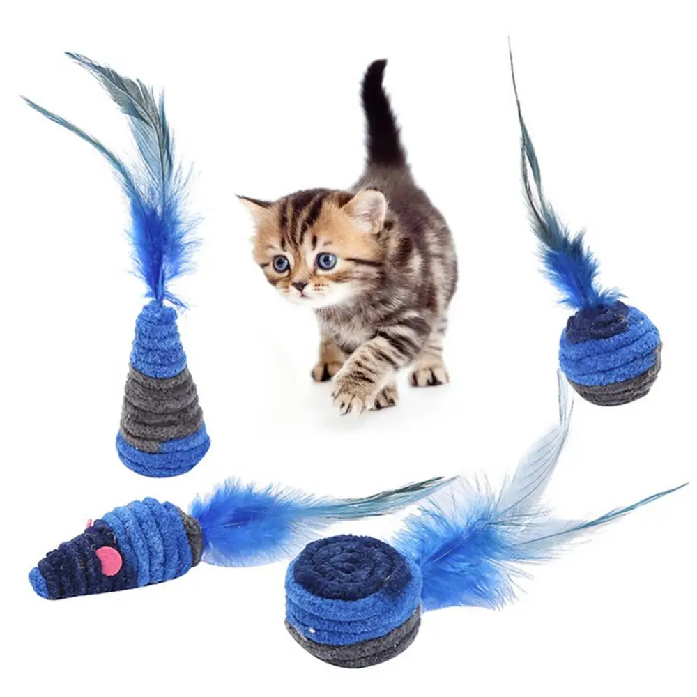 Плюшевая Милая мышь, крыса, кукла, Мячик с перьями, жевательная игрушка 
Плюшевая Милая мышь, крыса, кукла, Мячик с перьями, жевательная игрушка