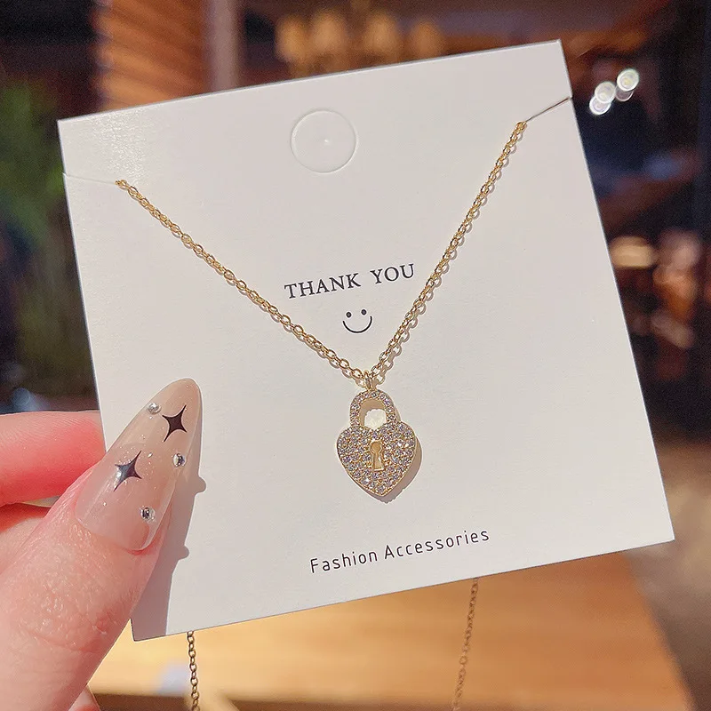 New trendy titanium steel yoke heart-shaped pendant necklace female high-end design sense of fashion all-match clavicle chain
New trendy titanium steel yoke heart-shaped pendant necklace female high-end design sense of fashion all-match clavicle chain