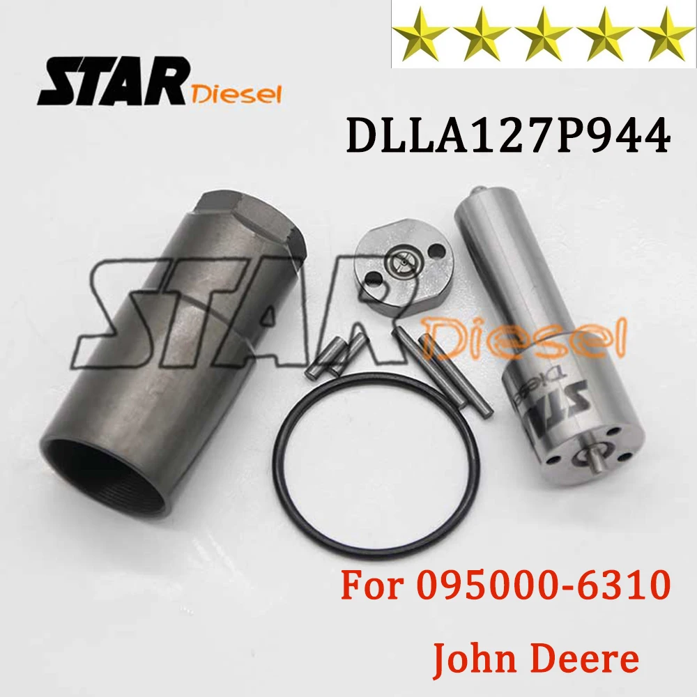 

STAR DIESEL Valve Injector DLLA127P944 Orifice Plate Valve 04# For 095000-6310 095000-6830 RE530362 RE531209 John Deer 6830SE