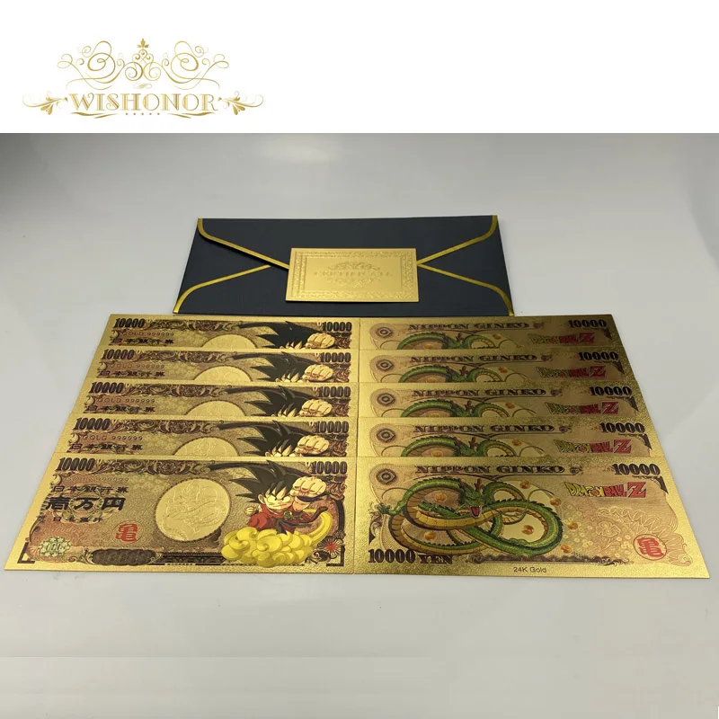 21Types Japan Anime Banknote Banknotes With 99.9% Gold Plated For Christmas gift
21Types Japan Anime Banknote Banknotes With 99.9% Gold Plated For Christmas gift