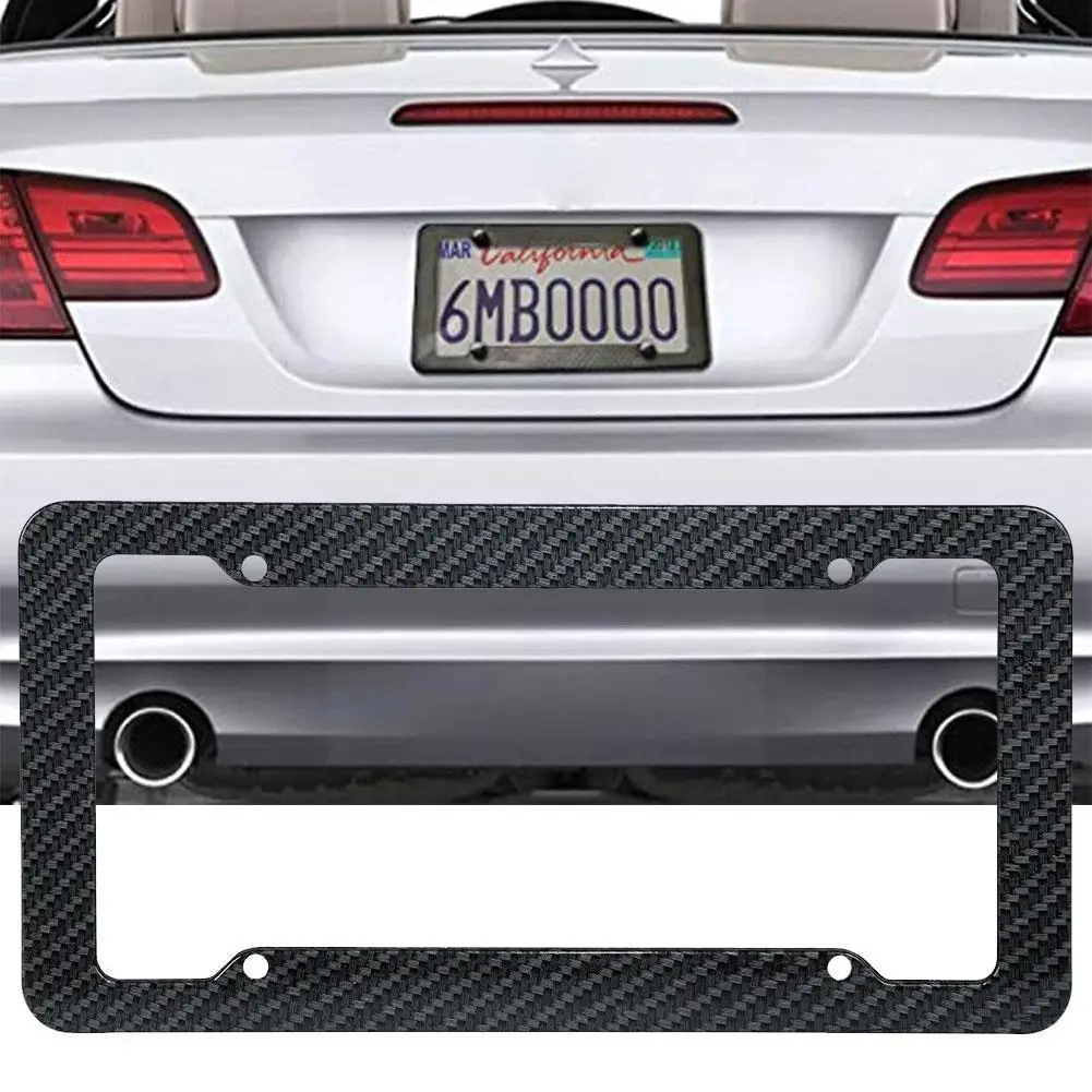 Car Carbon Fiber Style License Plate Frames Front & Rear Universal For Toyota Honda Nissan Car Accessories P9K4
Car Carbon Fiber Style License Plate Frames Front & Rear Universal For Toyota Honda Nissan Car Accessories P9K4