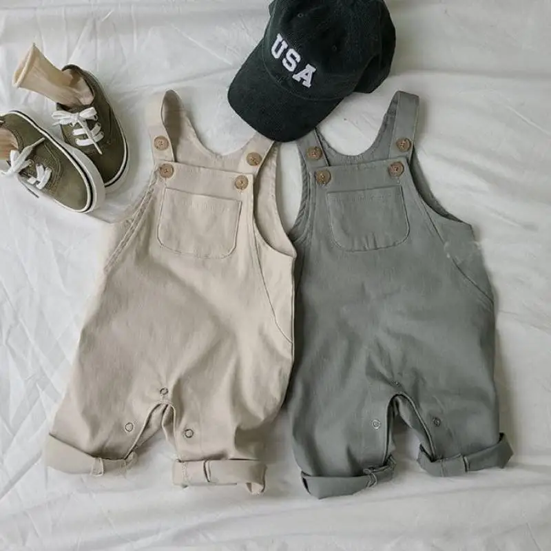 Autumn Toddler Baby Boys Girls solid Sleeveless Romper Jumpsuit Outwear Pants Clothes 0-24M Baby Fashion Overalls
Autumn Toddler Baby Boys Girls solid Sleeveless Romper Jumpsuit Outwear Pants Clothes 0-24M Baby Fashion Overalls