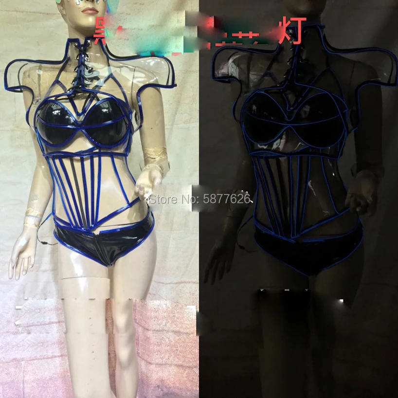 gogo future warrior armor bar fluorescent party glowing LED cold light men women technology costume
gogo future warrior armor bar fluorescent party glowing LED cold light men women technology costume