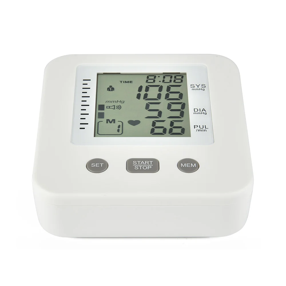 Agdoad Brand Digital Heart Beat Rate Pulse Meter Voice Alarm Arm Automatic Home Blood Pressure Monitor BP Mini Sphygmomanometer
Agdoad Brand Digital Heart Beat Rate Pulse Meter Voice Alarm Arm Automatic Home Blood Pressure Monitor BP Mini Sphygmomanometer