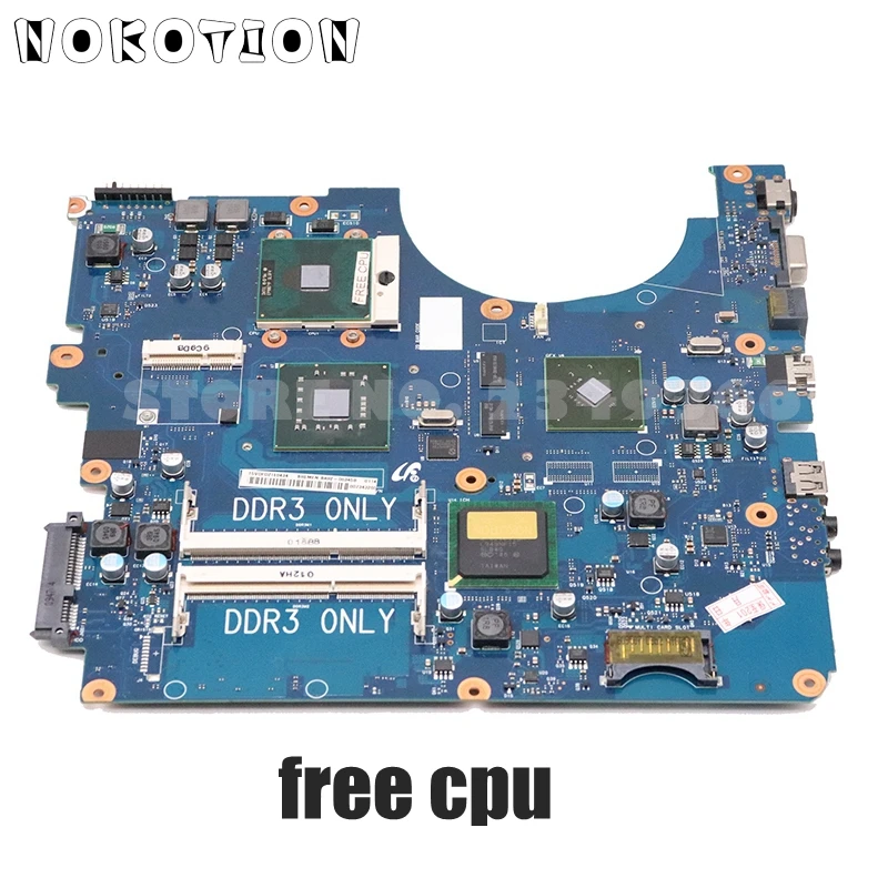 Материнская плата NOKOTION для Samsung R530 R528, основная плата BA92-06346A BA92-06346B PM45 DDR3, без процессора GT310M GPU
Материнская плата NOKOTION для Samsung R530 R528, основная плата BA92-06346A BA92-06346B PM45 DDR3, без процессора GT310M GPU