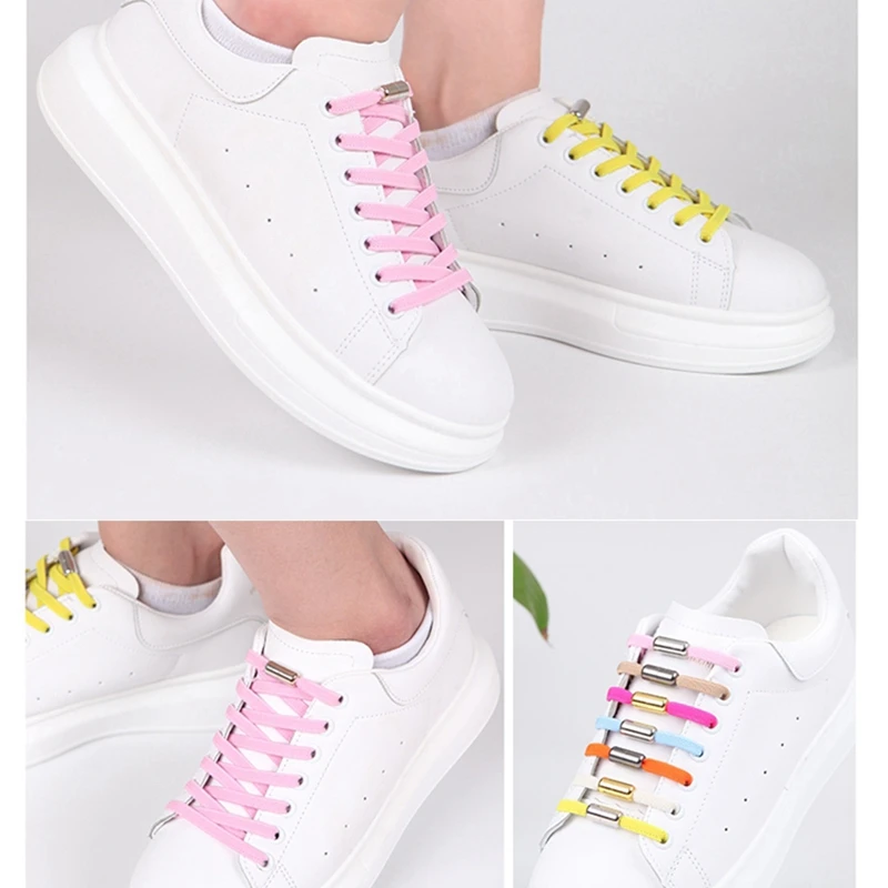 New Flat Elastic Shoelace Round Capsule metal lock for all shoes Lazy lace Man and woman universal No tie shoelaces Suitable
New Flat Elastic Shoelace Round Capsule metal lock for all shoes Lazy lace Man and woman universal No tie shoelaces Suitable