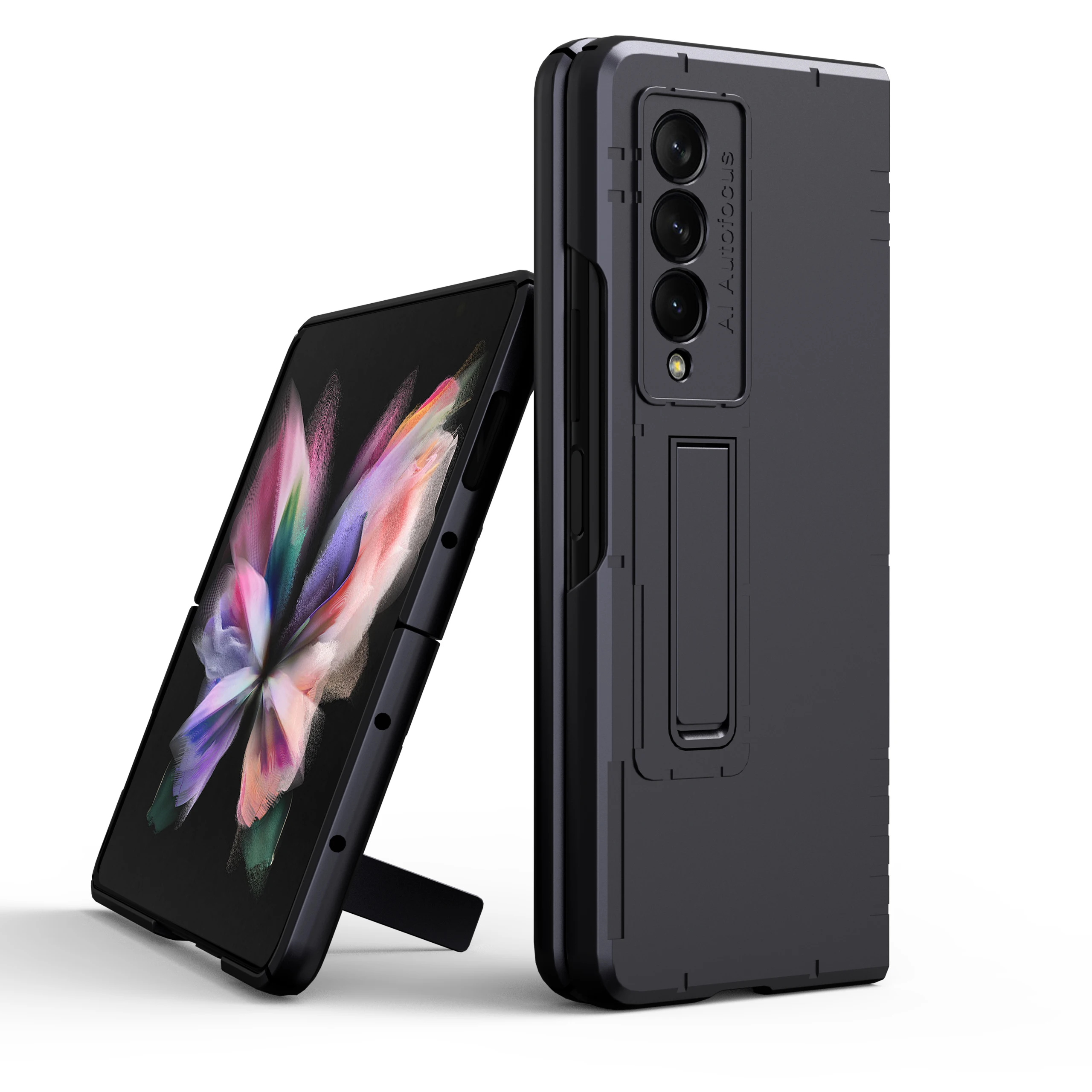 Чехол с откидной ножкой и точными вырезами для Samsung Galaxy Z, Складывающийся чехол для телефона с 3 искусственными складками D3, противоскользящи...
Чехол с откидной ножкой и точными вырезами для Samsung Galaxy Z, Складывающийся чехол для телефона с 3 искусственными складками D3, противоскользящи...