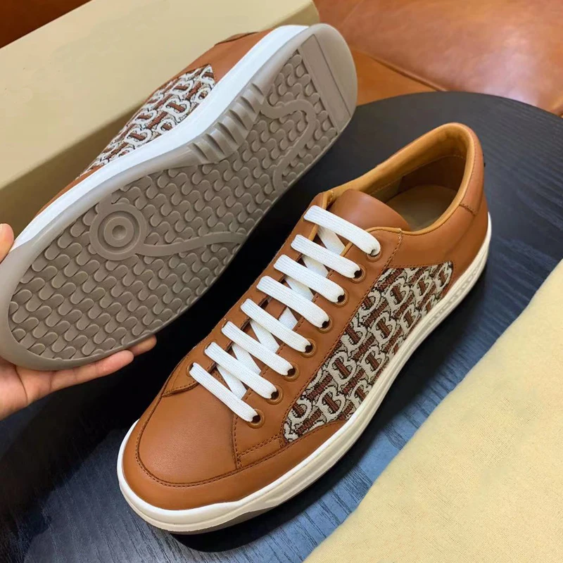 Designer 2021 New Breathable Leisure Fashion sneakers Men B Letters edging Genuine leatheThick soled sports shoes Male Footwear
Designer 2021 New Breathable Leisure Fashion sneakers Men B Letters edging Genuine leatheThick soled sports shoes Male Footwear