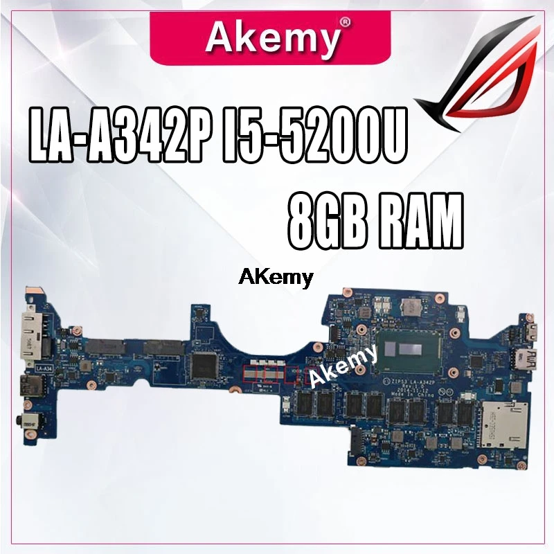 ZIPS3 LA-A342P Laptop motherboard For Lenovo YOGA 12 S1 Test original mainboard 8G-RAM I5-5200U
ZIPS3 LA-A342P Laptop motherboard For Lenovo YOGA 12 S1 Test original mainboard 8G-RAM I5-5200U