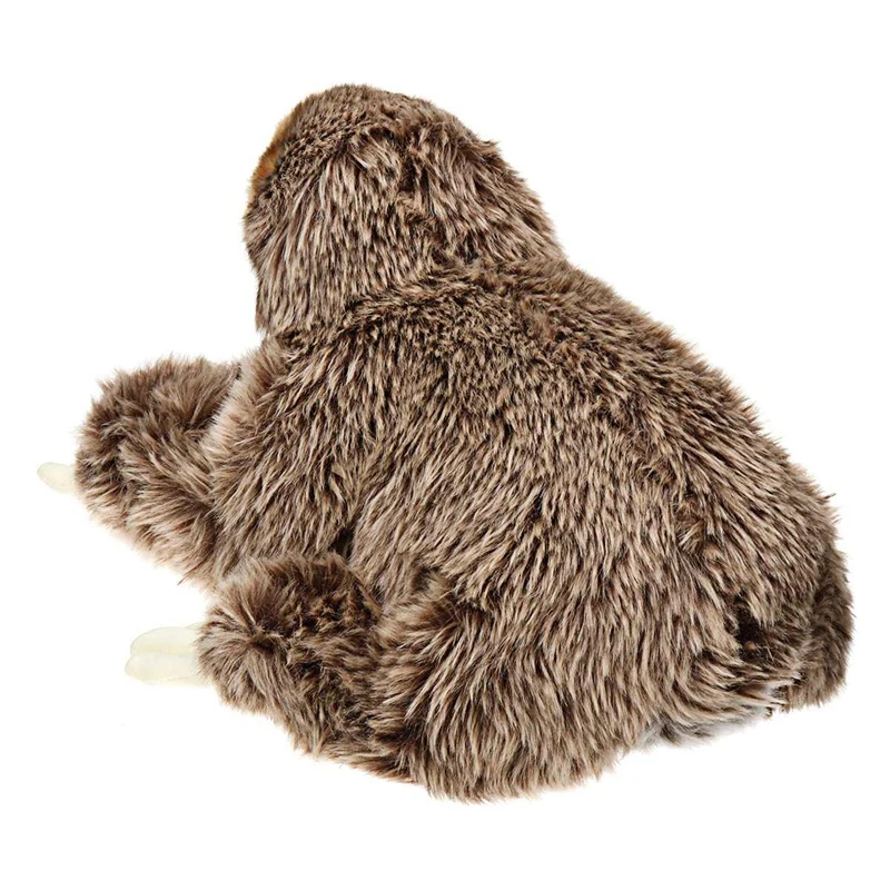 

35cm Stuffed Toy Three Toed Cuddly Lying Simulation Animals Lifelike Cute Soft Plush Sloth Critters Children Gifts Doll